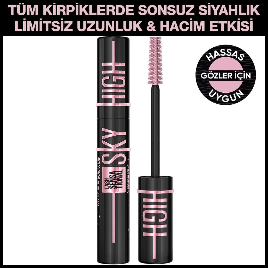 Maybelline New York Lash Sensational Sky High Maskara, Cosmic Black