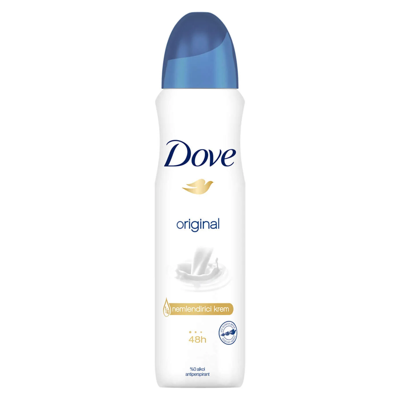 Dove Kadın Sprey Deodorant Original, 150 ml